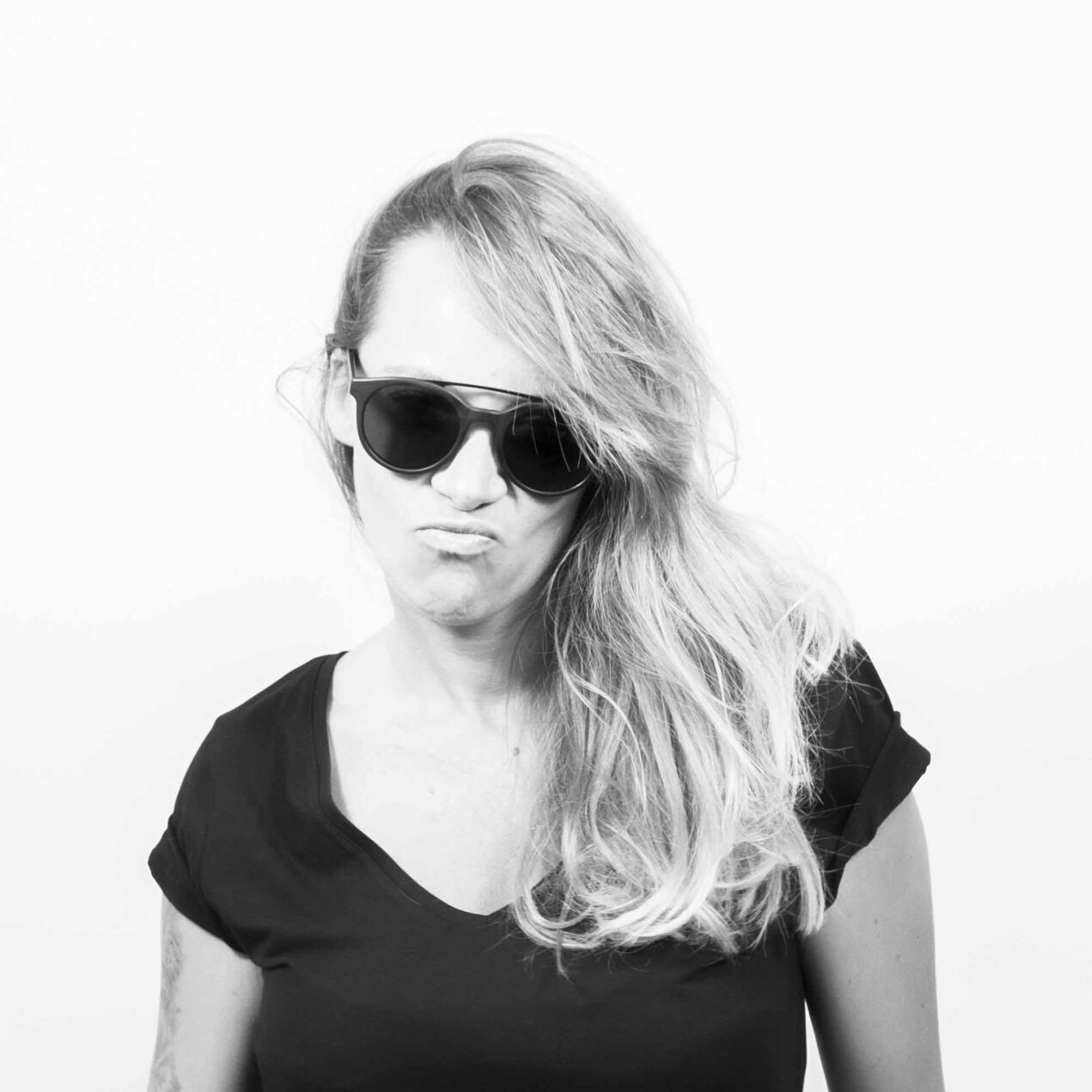 Gafas de sol OCEAN TIBURON - Negro mate / Ahumada