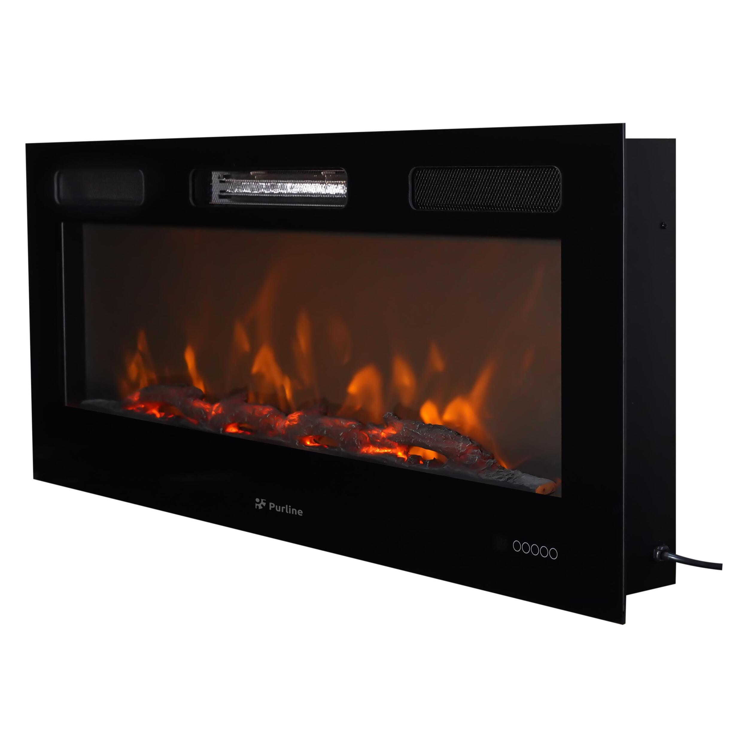 Chimenea panorámica insertable con salida de aire frontal CHE-650 PURLINE