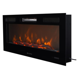 Chimenea panorámica insertable con salida de aire frontal CHE-650 PURLINE