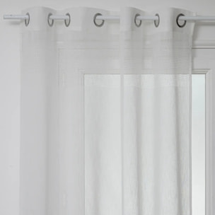 Voilage "Sab" blanc 140x240cm