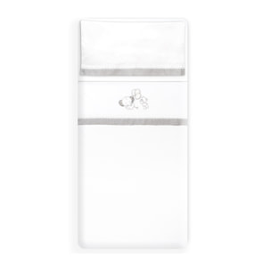 Triptico Minicuna Pasacinta Oso Elefante Globos Bco/Gris