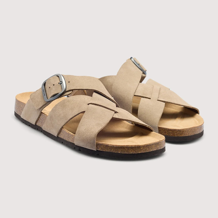 Sandalia Bio Piel Piedra - Corbett