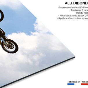 Tableau moto motocross  Tableau alu Dibond