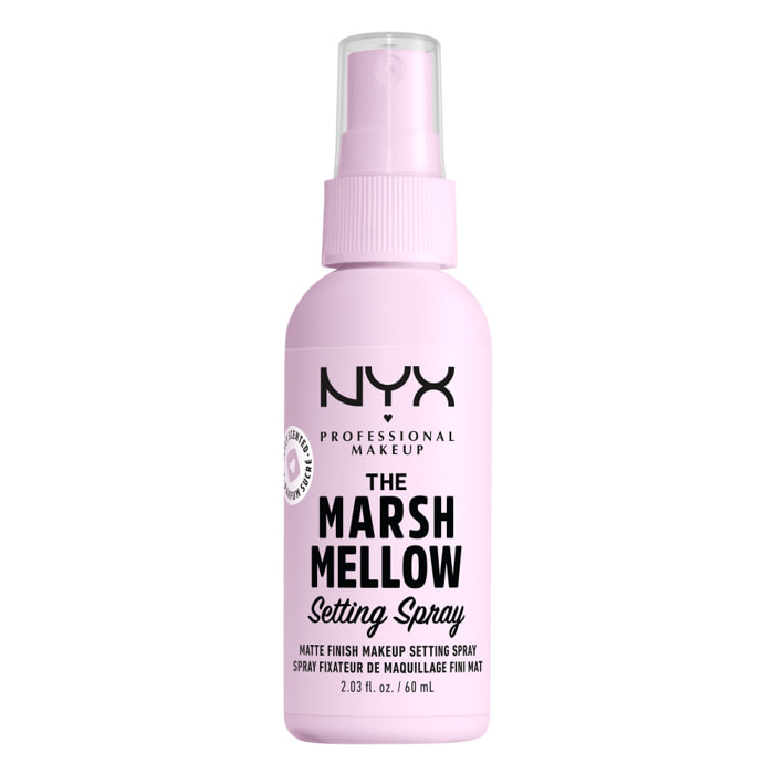 NYX Professional Makeup Spray Fixateur de Maquillage Matifiant Anti Brillance Marshmellow