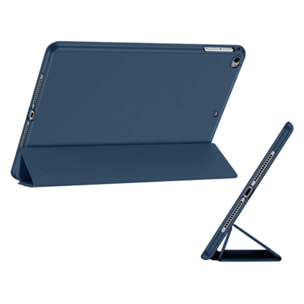 Etui Smart Cover iPad 9.7' (2017/2018) / iPad Air (2013/2014) / iPad Pro 9.7' (2016) Bleu à rabat avec support