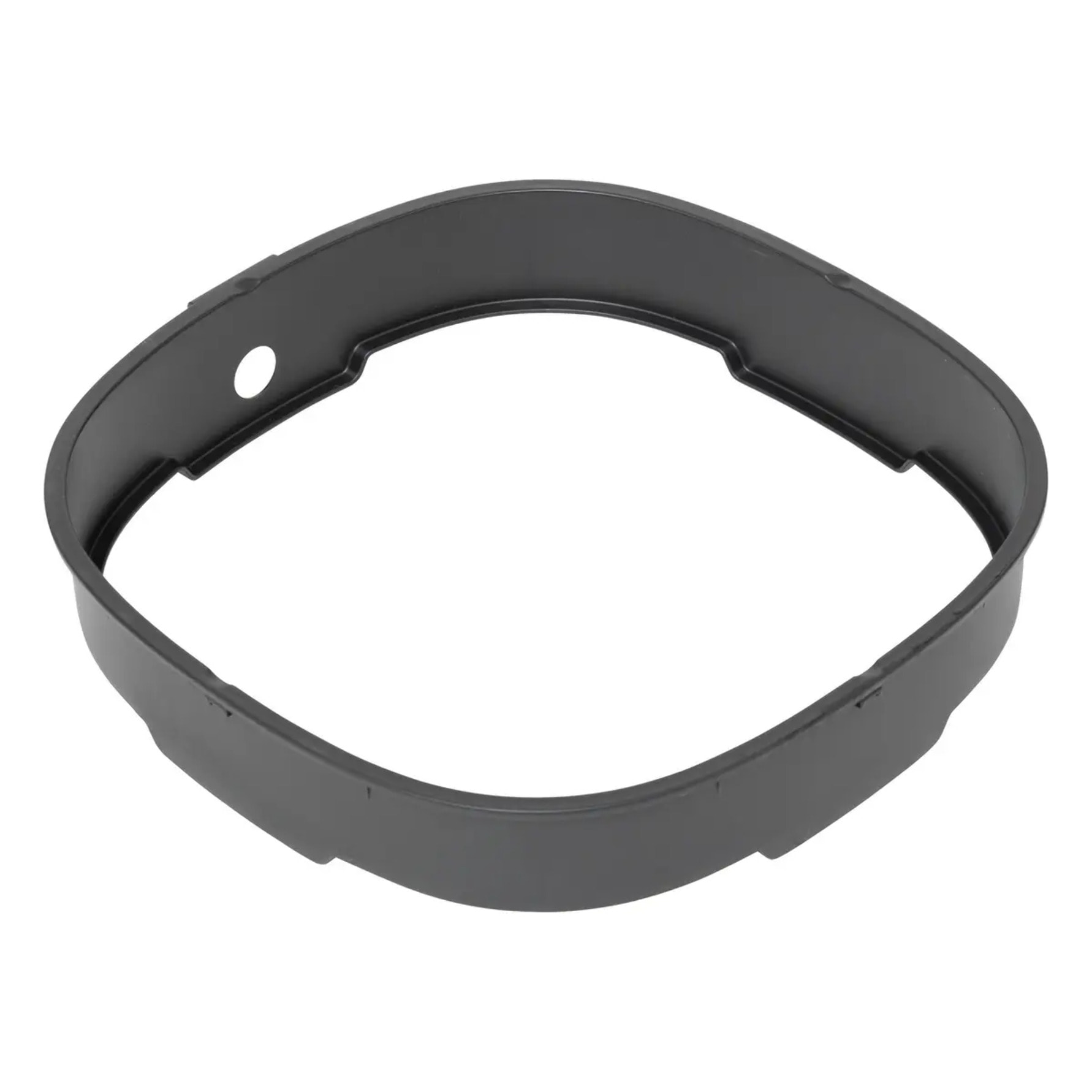 Poubelle en métal noir 50L