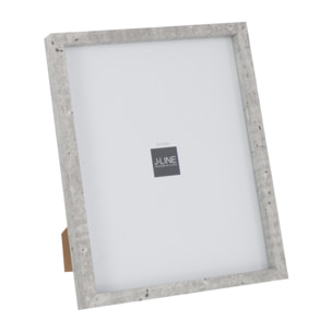 J-Line cadre photo Rectangle - bois - gris clair - 20 x 25 cm