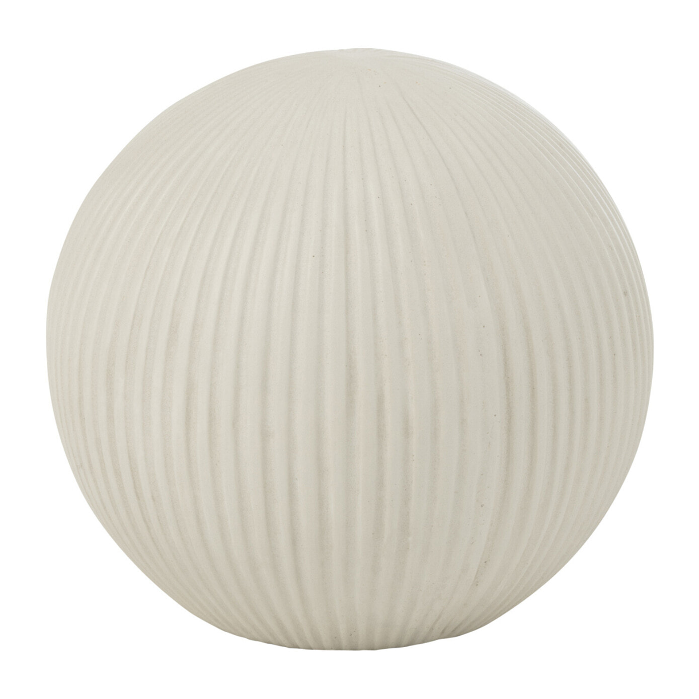 J-Line décoration Balle - céramique - blanc - small