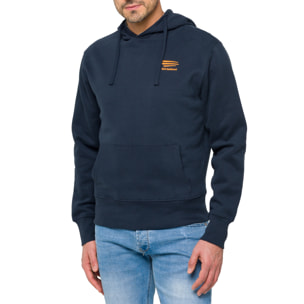 Felpa OCEANIK con cappuccio in cotone Blu navy