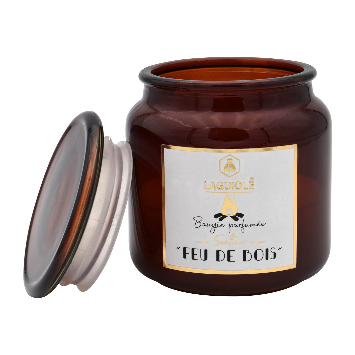 Bougie parfumée au feu de bois - 200g