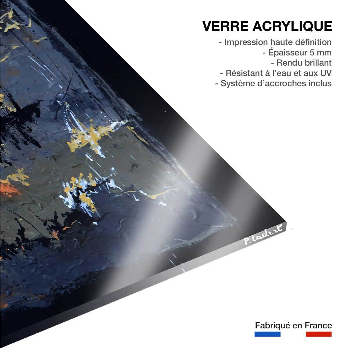 Tableau monochromatique de bleus Tableau plexiglas