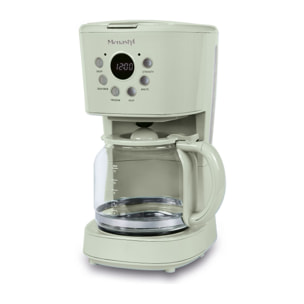 Cafetière electrique 1,5L celadon RETRO