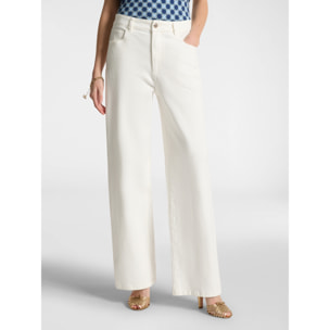 Elena Mirò - Mid wide leg - Bianco