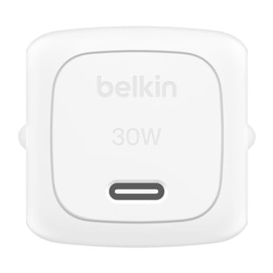 Chargeur BELKIN 30W USB charge rapide PPS Blanc