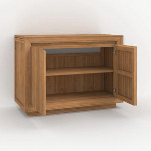 Meuble de salle de bain en bois de teck 110 cm - Pernelle