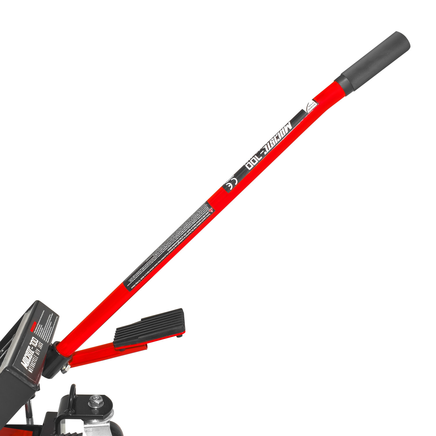 Maciste 700 - Ponte sollevatore moto cric idraulico, carico massimo 700 kg per motocicli, ATV, falciatrici, con pistone idraulico ammortizzato