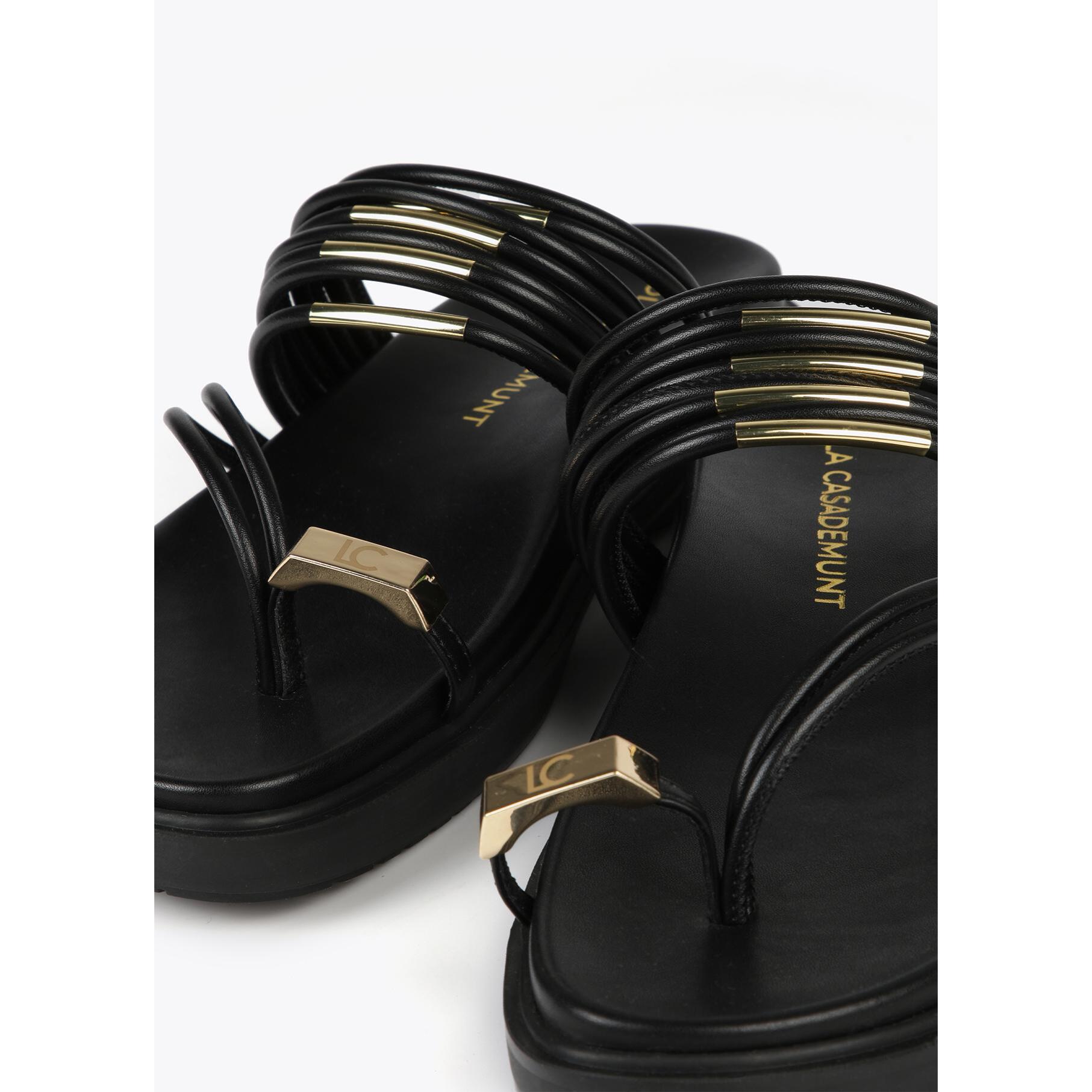 Sandali fascette arrotondate