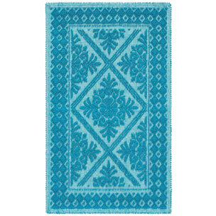 Tappeto Sardo Turchese Ingresso Cucina Bagno