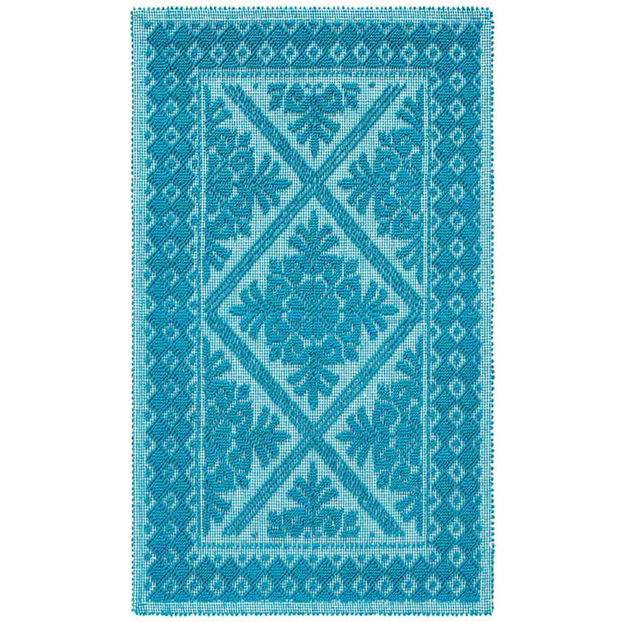 Tappeto Sardo Turchese Ingresso Cucina Bagno