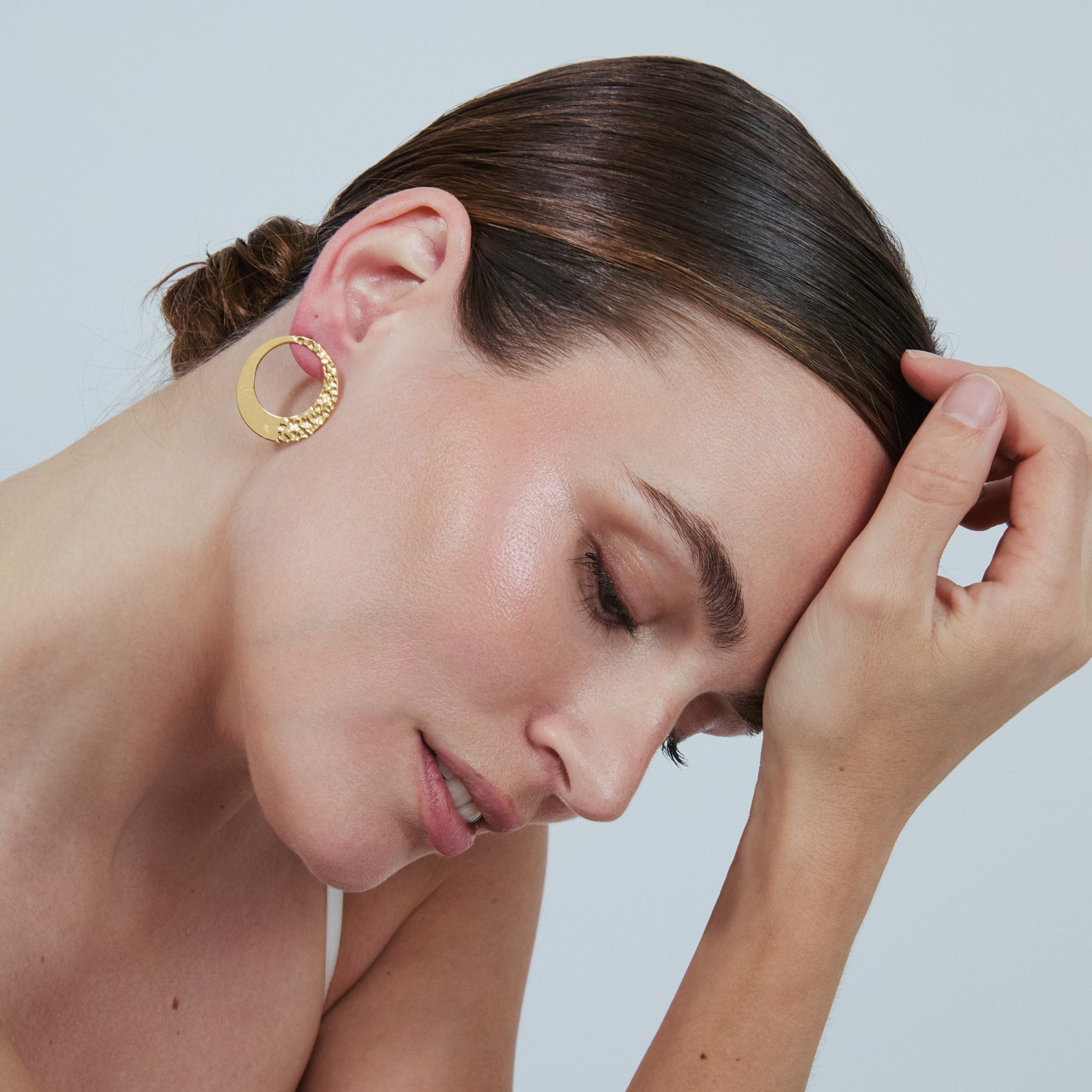 Pendientes Lornol acabado oro amarillo 18k