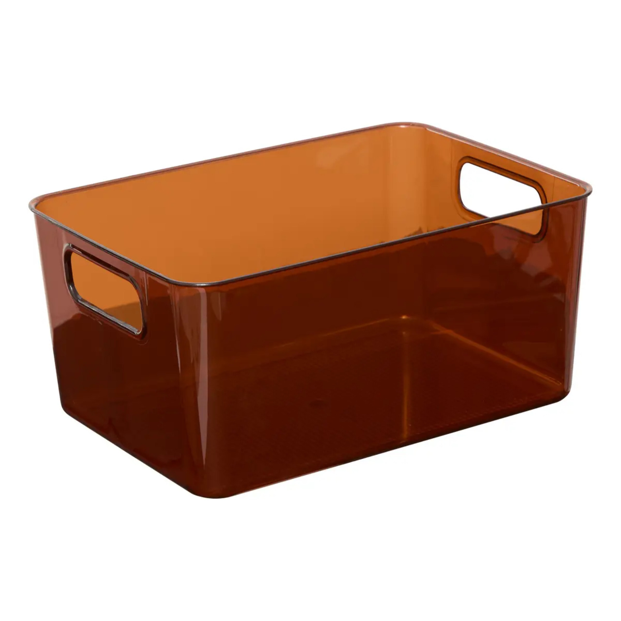 Boîte de rangement avec couvercle Lycia 8L acajou