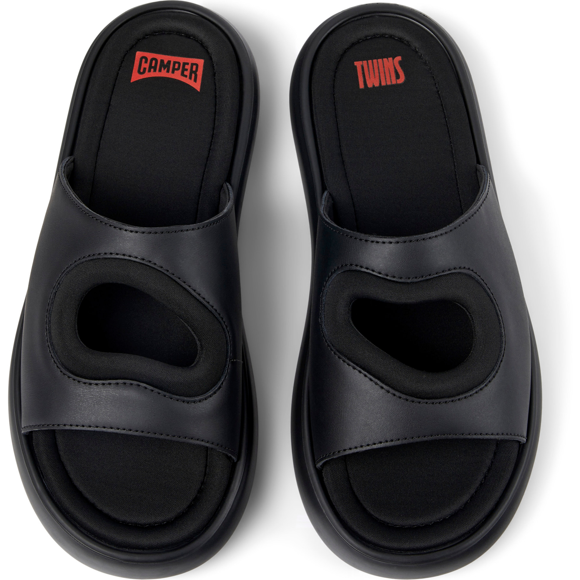 Sandali - CAMPER Pelotas Flota - Nero - Pelle liscia