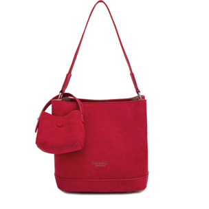 Borsa a spalla da donna - Modello Novara Elite - Pelle vegana PU - 20.0 x 18.0 x 13.0 cm