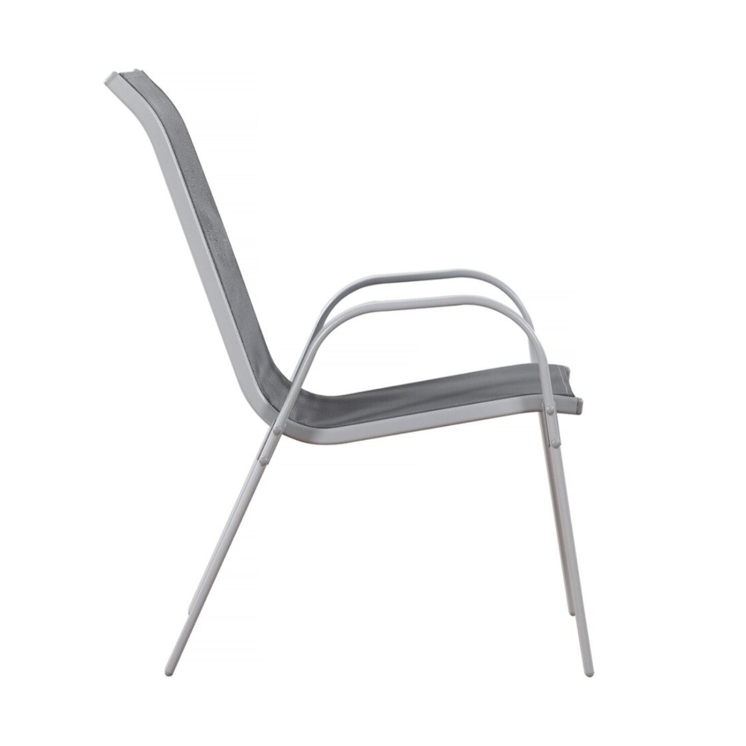 Fauteuil jardin Textilène "Cordoba" - Phoenix - Gris foncé - Lot de 2