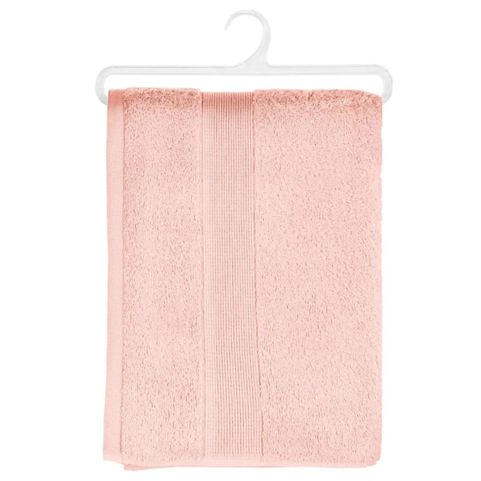 Drap de douche "Essentiel" coton rose 70x130cm