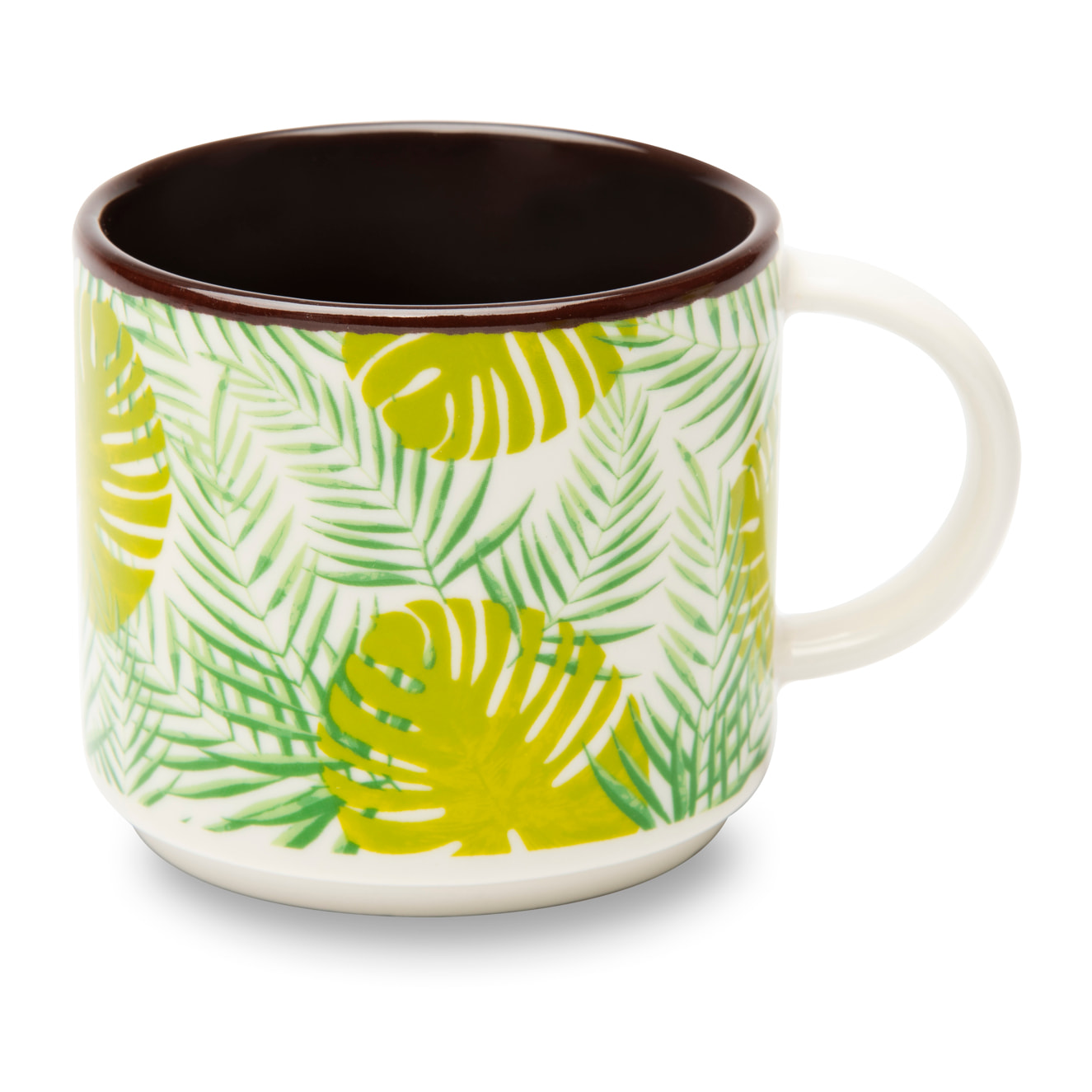 Set de 4 Tasses à Thé Excelsa – Foliage, New Bone China Multicolore