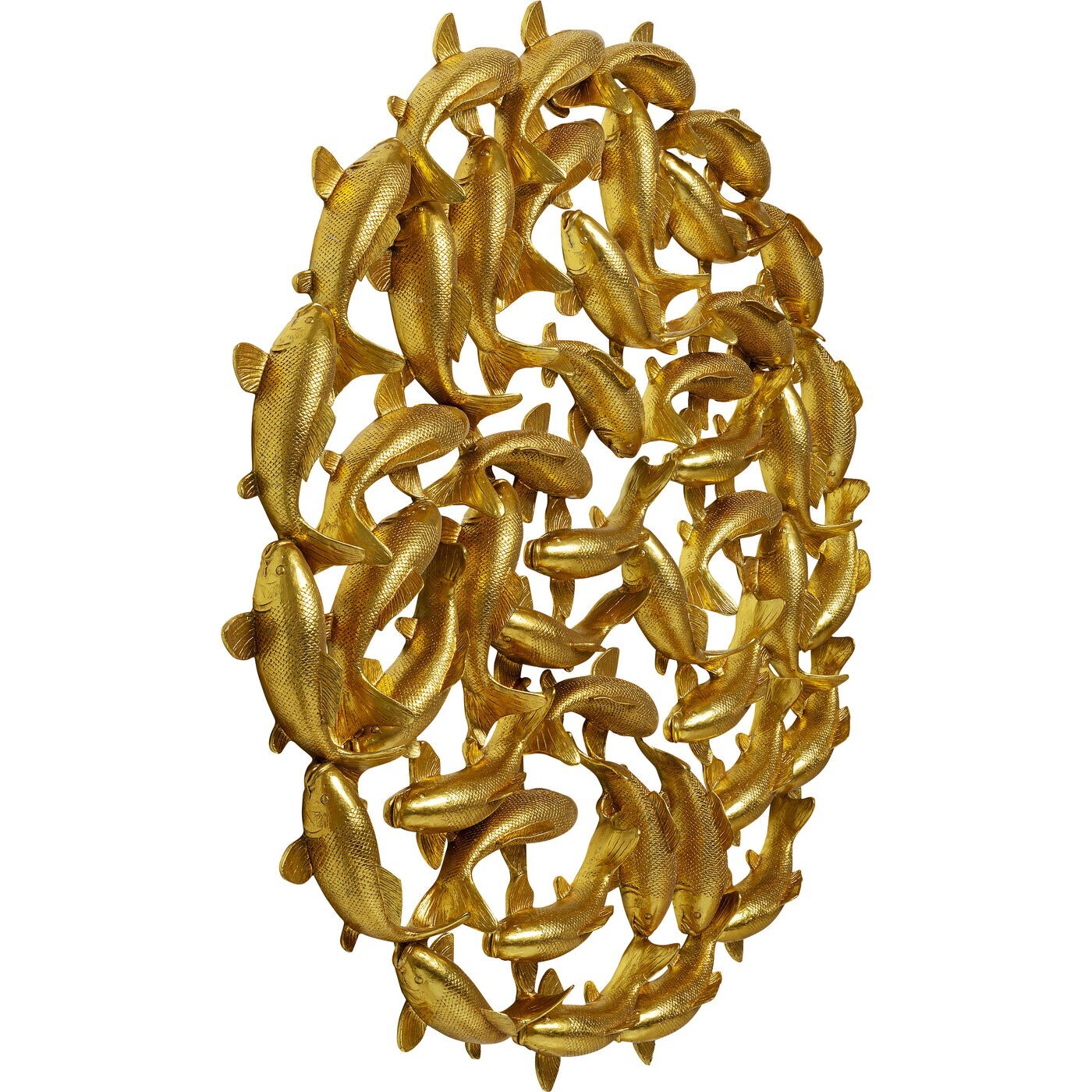 Déco murale carpes koï dorées Kare Design