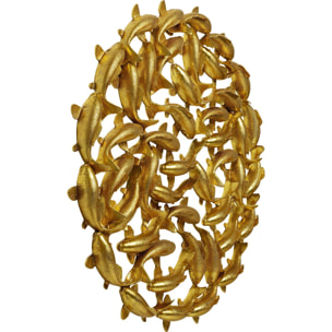 Déco murale carpes koï dorées Kare Design