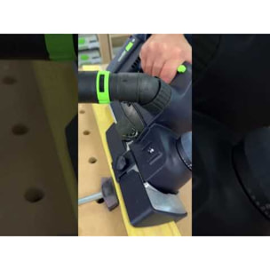 Rabot sans fil HLC 82 EB-Basic - FESTOOL - sans batterie, ne chargeur - SYSTAINER - 578000