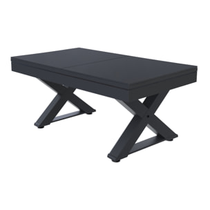 Table multi-jeux, ping-pong et billard en bois noir ARIZONA