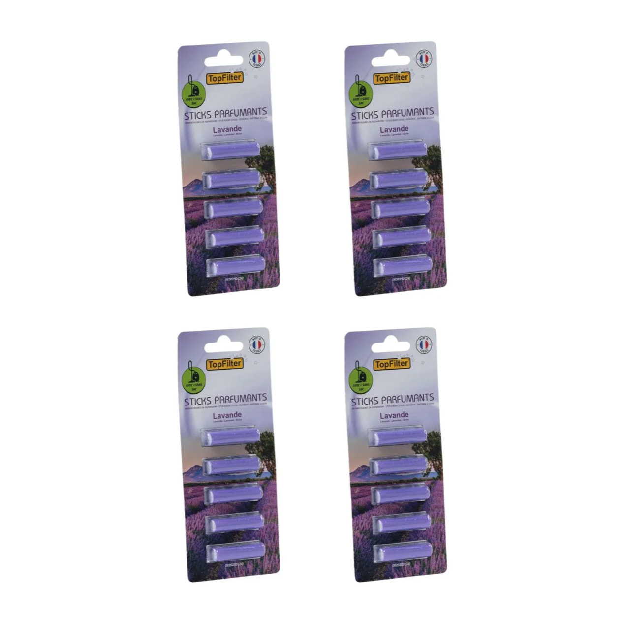 Ensemble de 20 parfums pour aspirateur senteur lavande TopFilter