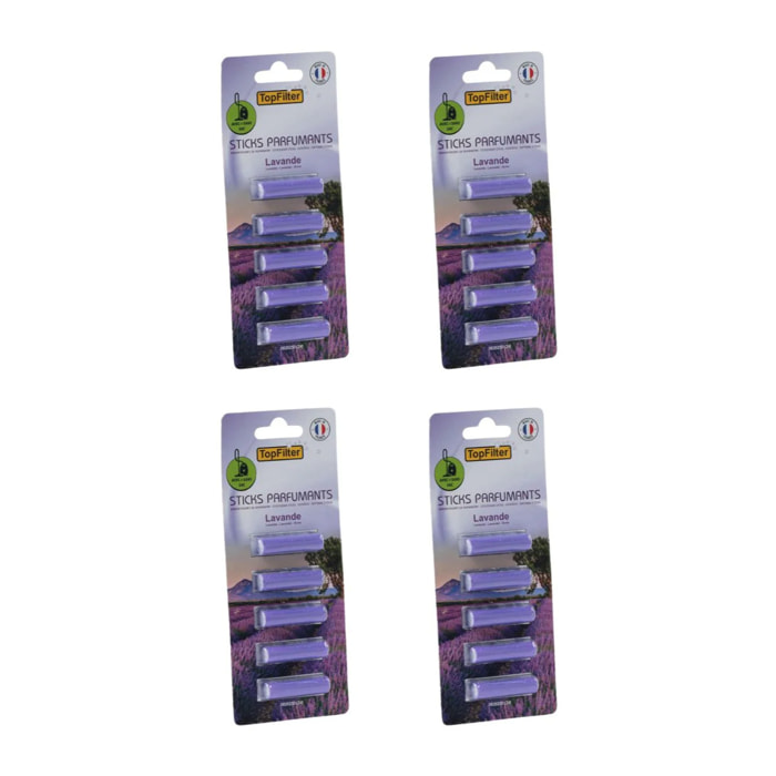 Ensemble de 20 parfums pour aspirateur senteur lavande TopFilter