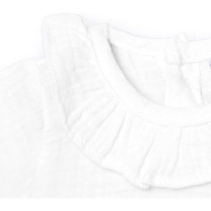 Body bebé manga corta cuello bambula