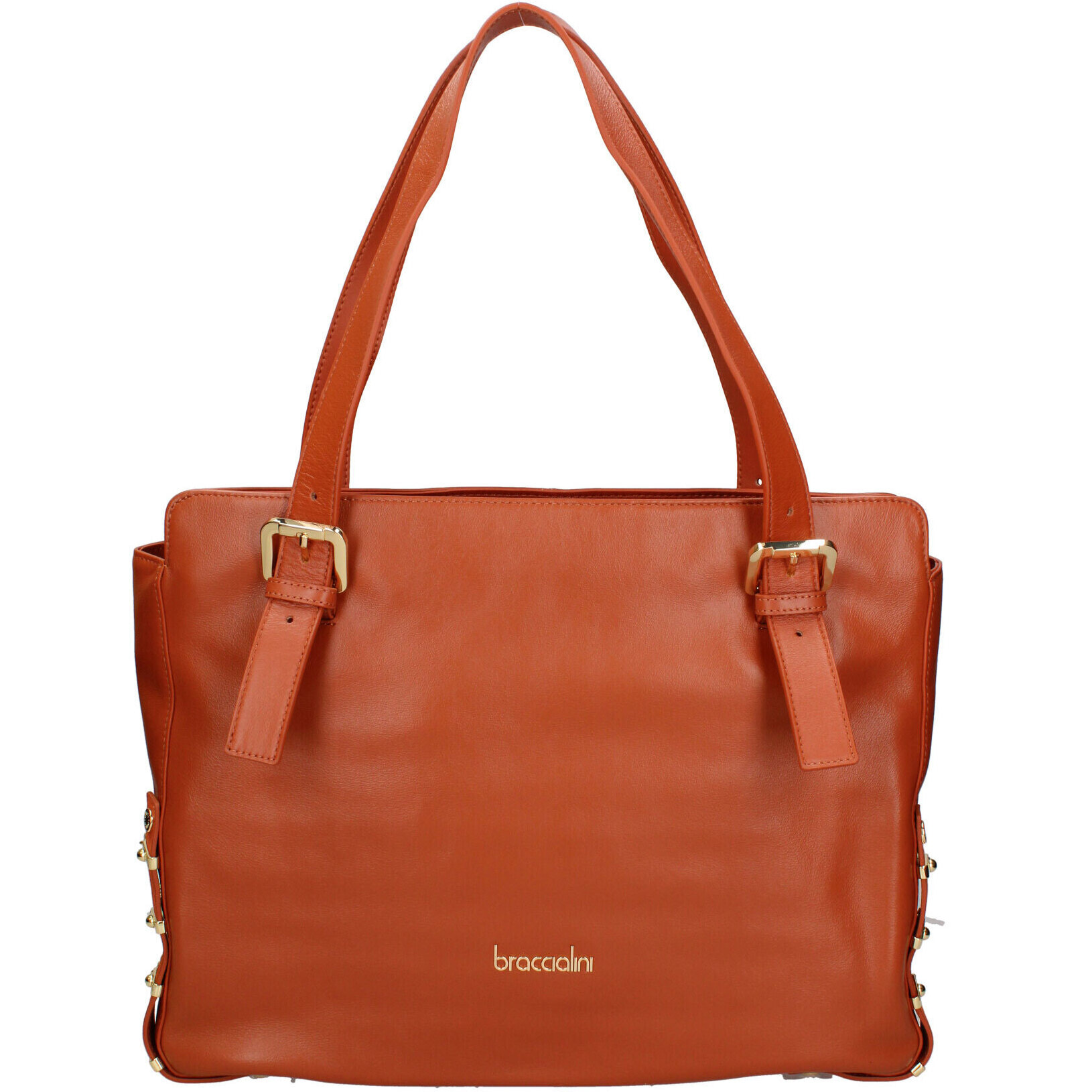 Borsa a spalla  da donna In Vera pelle Made in Italy 38,5x31,5x11 cm