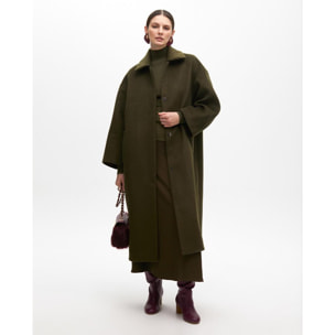 Gonna Evase Crepe Midi