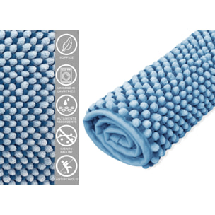 Tappeto Bagno Doccia Antiscivolo Super Assorbente Modello Dots Cielo