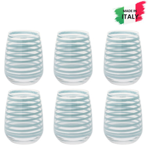 Set 6 bicchieri da acqua Malva