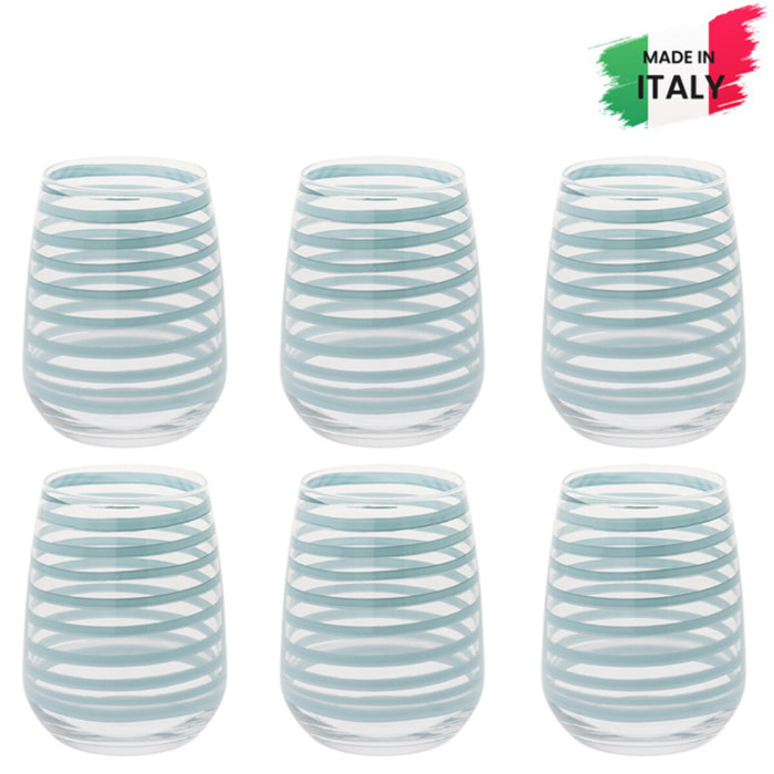 Set 6 bicchieri da acqua Malva