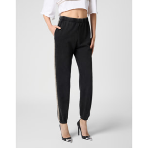 PHILIPP PLEIN Cotton Joggers Strass