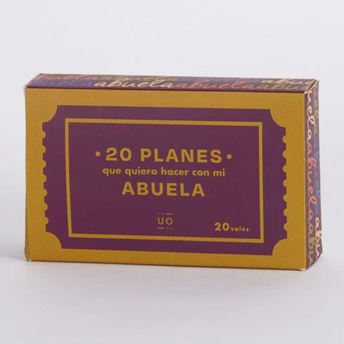 Vales "20 Planes que quiero hacer con mi abuela"