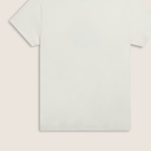 T-shirt con scritta Glamour in glitter