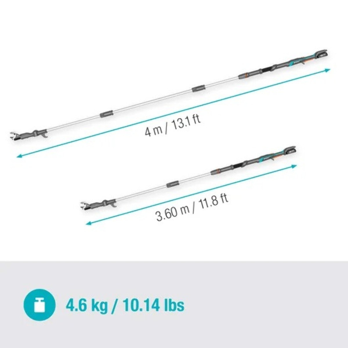 east Coupe-branches HighCut 360/18V P4A- Kit prêt à l'emploi - GARDENA - 14776-20