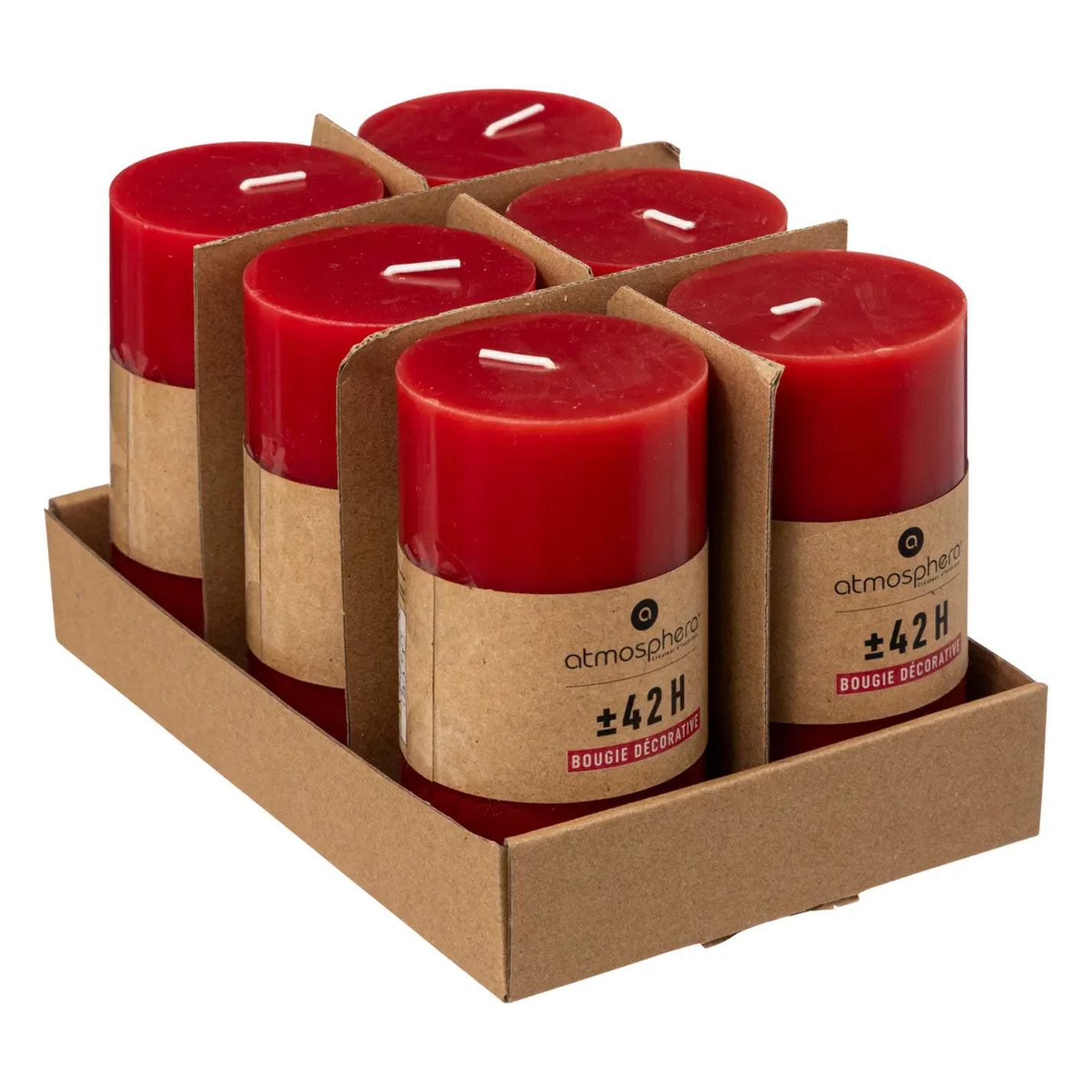 Bougie rouge 355g