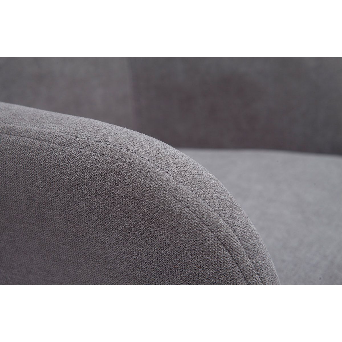 Tabourets de bar réglables tissu effet velours gris et métal (lot de 2) AMIKA