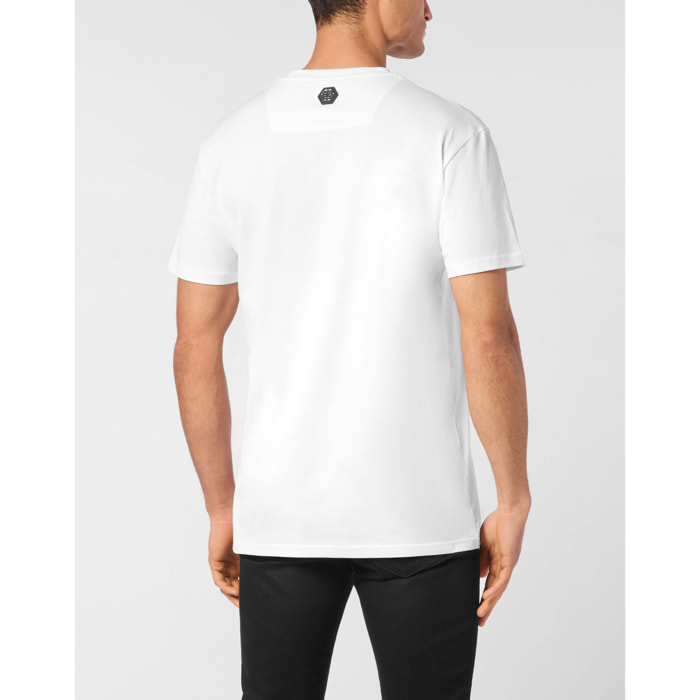 PHILIPP PLEIN Camiseta de cuello redondo y manga corta SKULL
