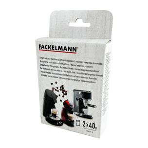 Sachets détartrants pour machines à café Fackelmann Petit Déjeuner
